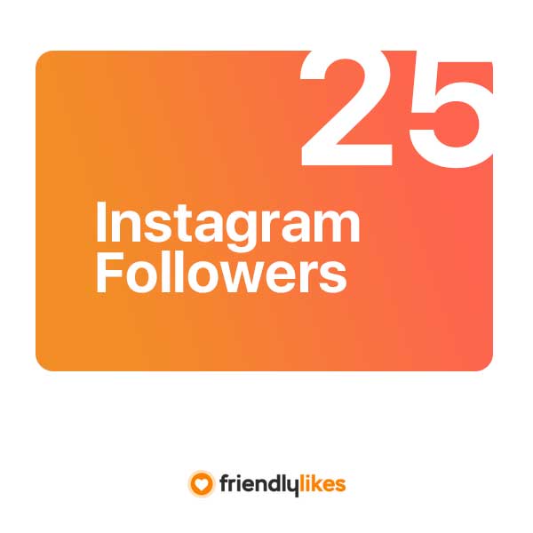 25 Instagram followers