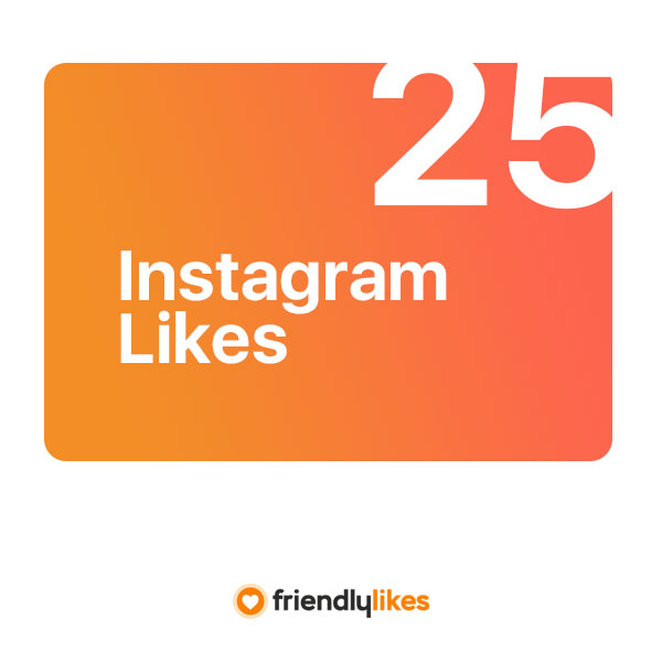 25 Instagram likes icon