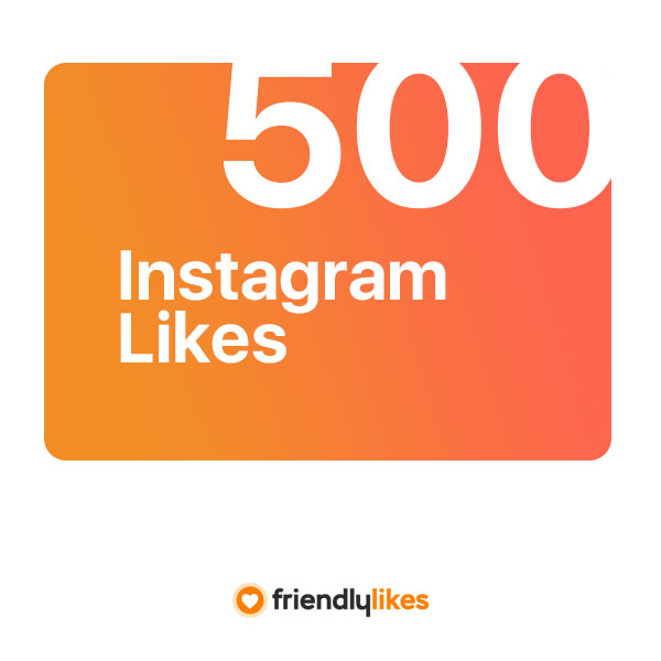 500 Instagram likes