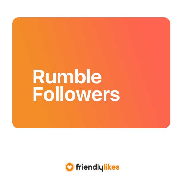 buy rumble followers